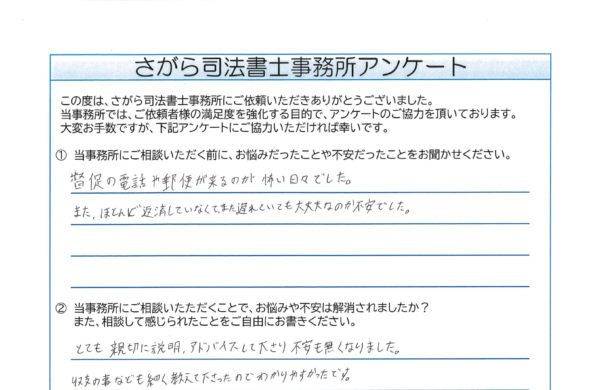 自己破産を相談されたB様（20代）